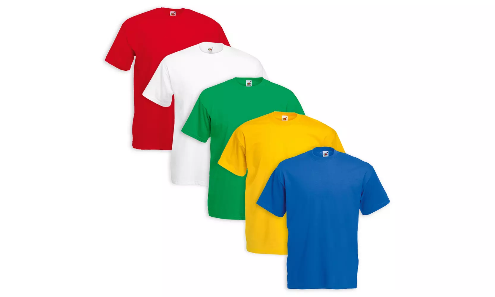 Set 5 T-shirt Fruit of The Loom