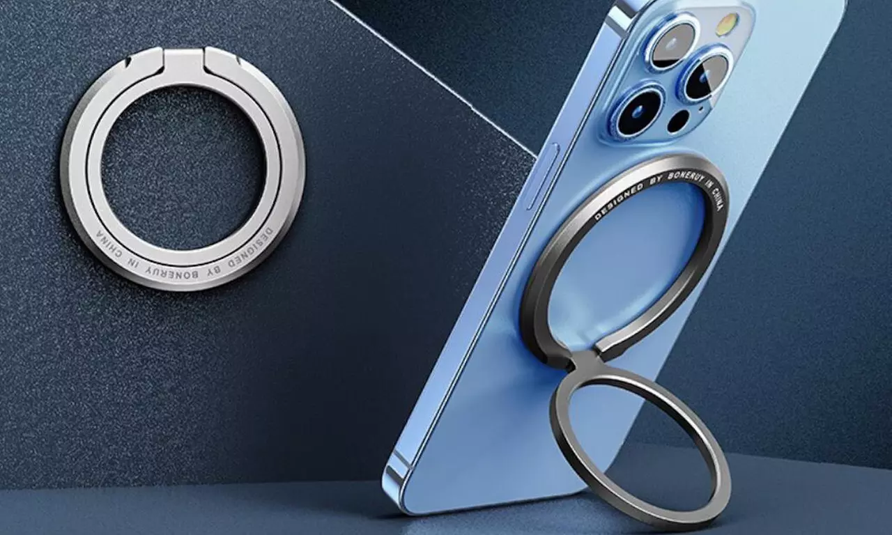 1x oder 2x MagSafe-kompatible Handyhalterung in Schwarz, Silber oder Blau - Second Medium