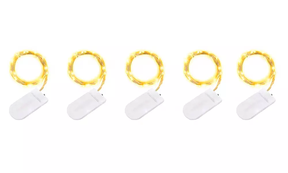 5, 10 of 20 lichtslingers met mini kerstverlichting