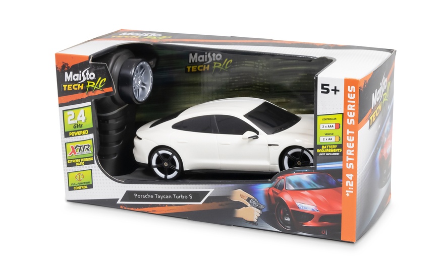 Image 3: RC Porsche Taycan Turbo S Scale 1:24 Car