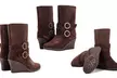 Redfoot Wedge Boots aus australischem Lammfell im Modell und in der Farbe nach Wahl - Second Medium