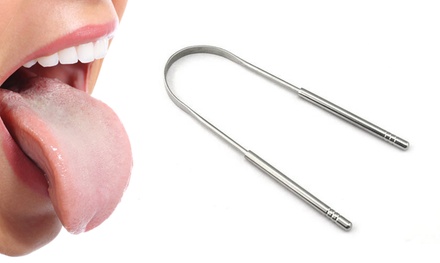 Metallic Tongue Scraper | Groupon