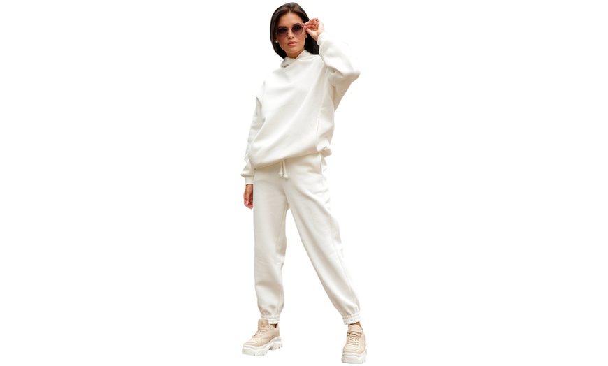 Image 17: Women's Street-Style Hoodie and Pants Set