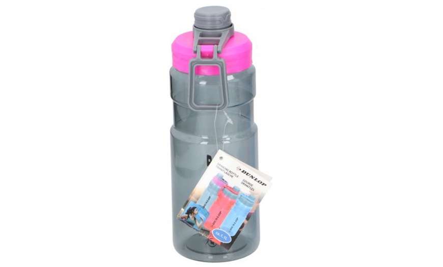 Image 4: Dunlop 1L Drinking Water Bottle