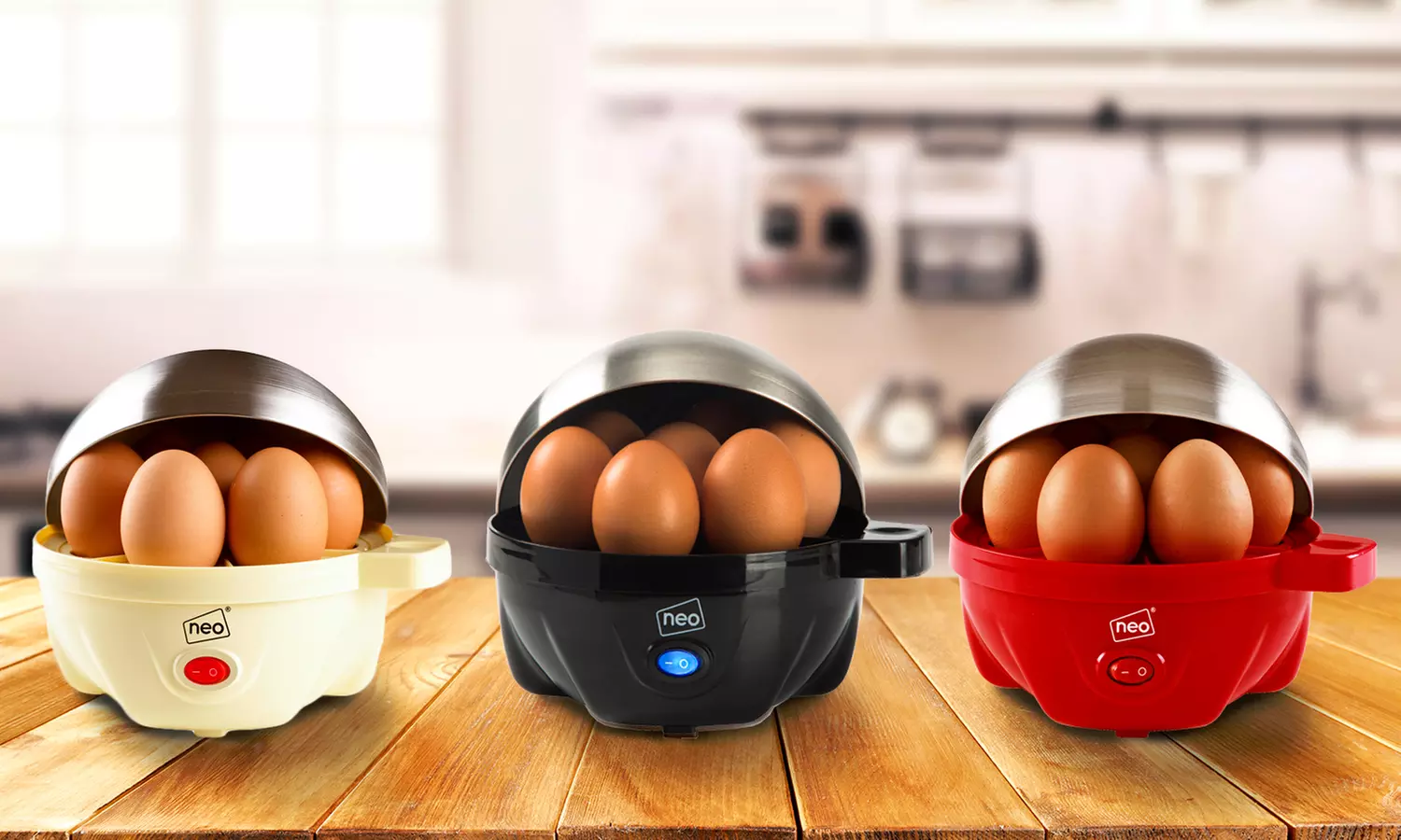 Neo Three-in-One Egg Boiler, Poacher and Omelette Maker - Primary Image