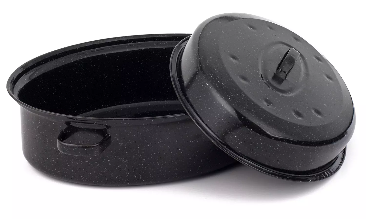 Rôtissoire Russell Hobbs avec bâti en émail vitrifié, 36 cm, noir - Second Medium