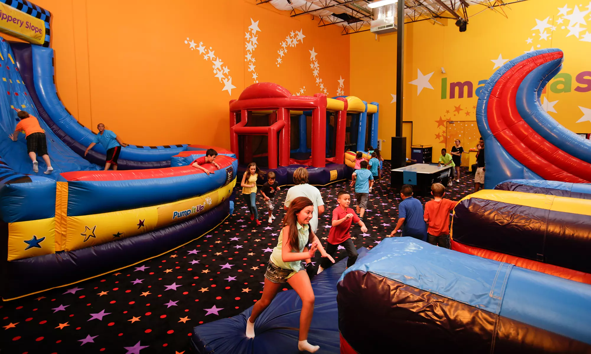 5 or 10 Open-Jump Sessions at Pump It Up Pelham or Huntsville (Up to 53% Off) - Primary Image