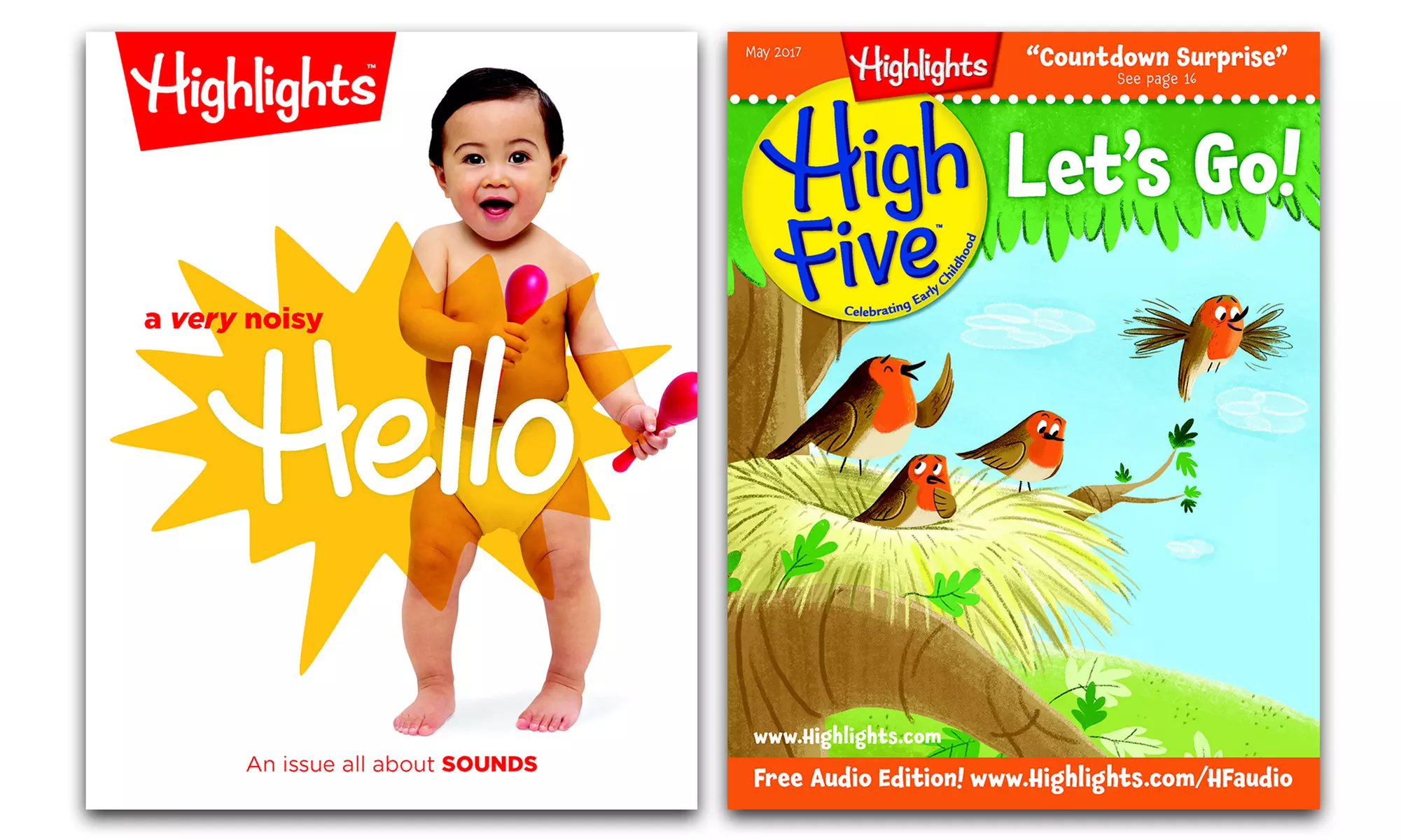 Highlights, High Five, High Five Bilingue, or Hello Magazine Subscription (1-Year, 12-Issues, Up to 25% Off) - Second Medium