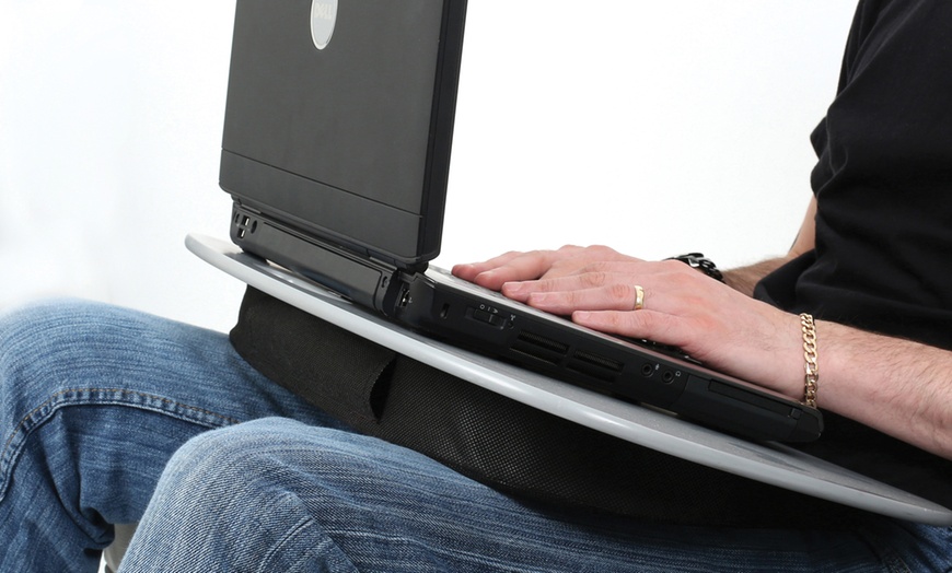 Image 6: Laptop Tray with a Padded Rest