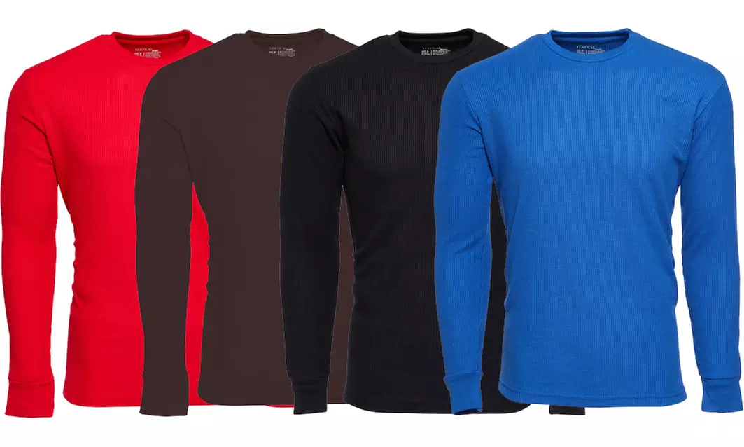 Vertical Sport Men's Waffle-Knit Thermal Shirts - Primary Image