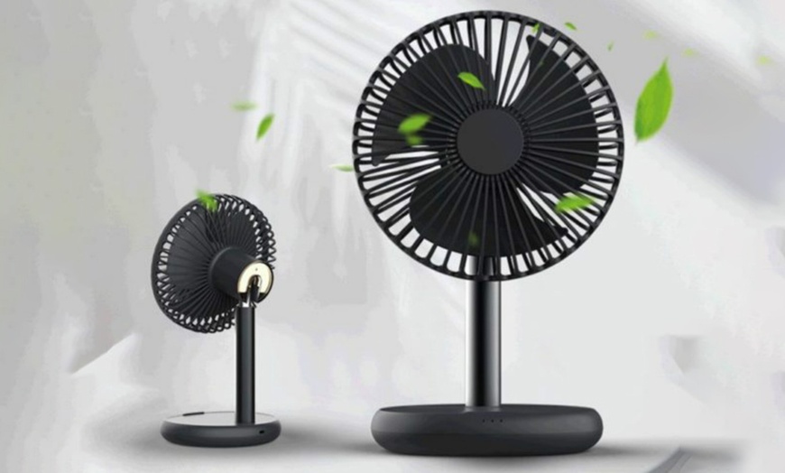 Image 2: Wireless Phone Charging Fan