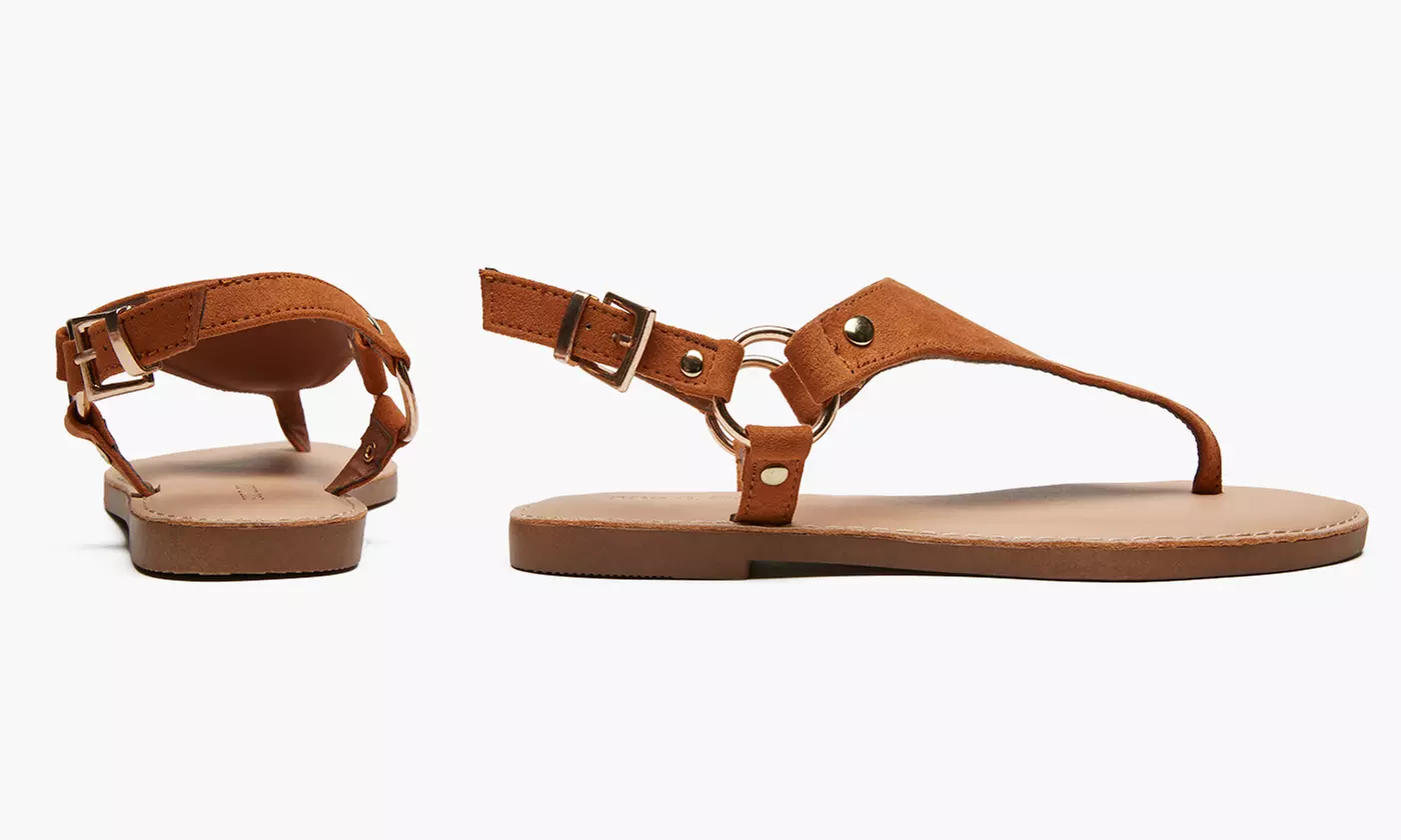 Sociology Women's Triangle Sandal | Groupon Exclusive (Sizes 6 & 6.5) - Second Medium