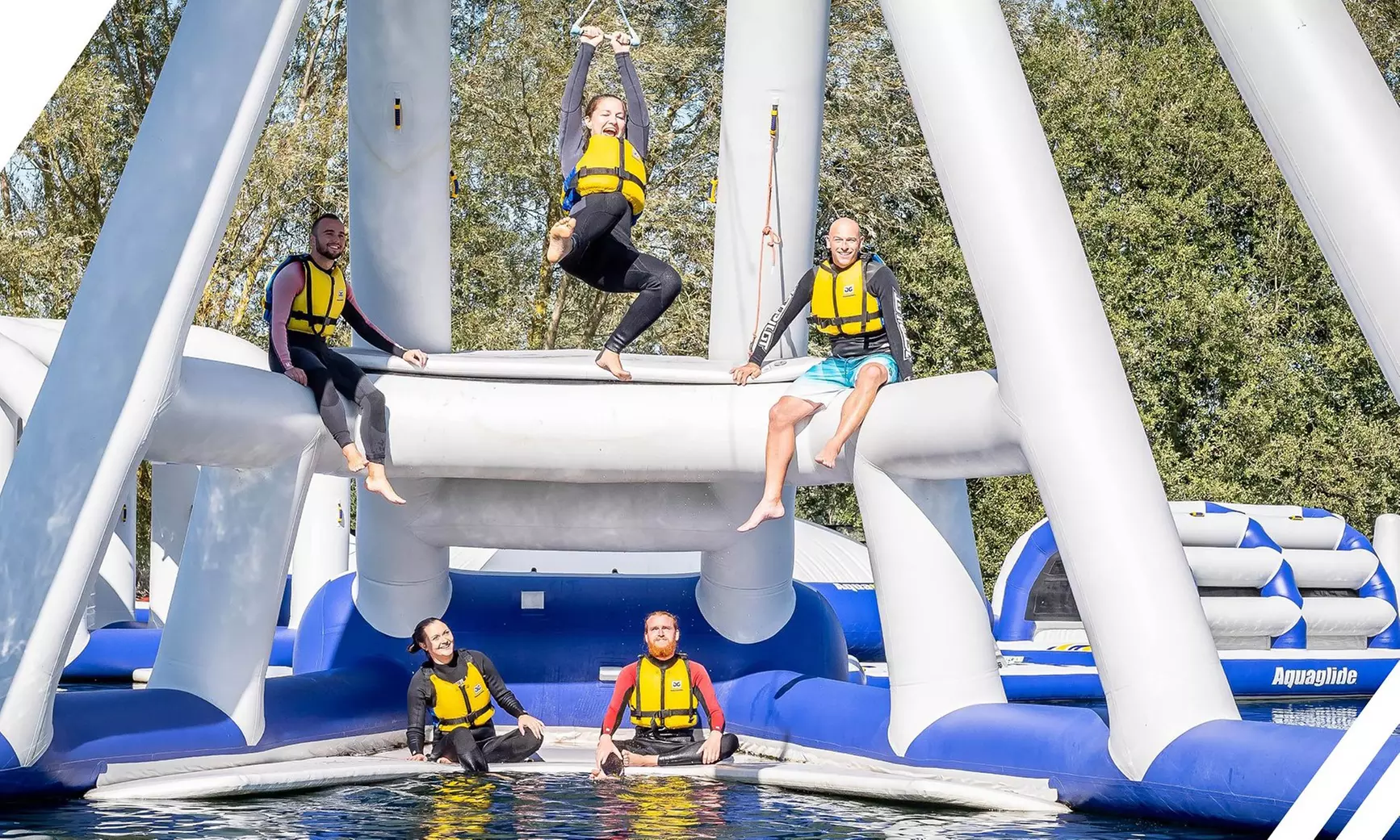 Aqua Park Entry with Wetsuit for 1, 2 or 4