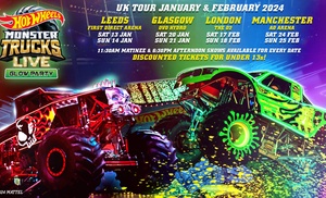 Ultimate Glow Party with Hot Wheels Monster Trucks Live in the UK!