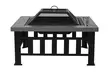 Outsunny Outdoor Metal Fire Pit with Rain Cover - Second Medium