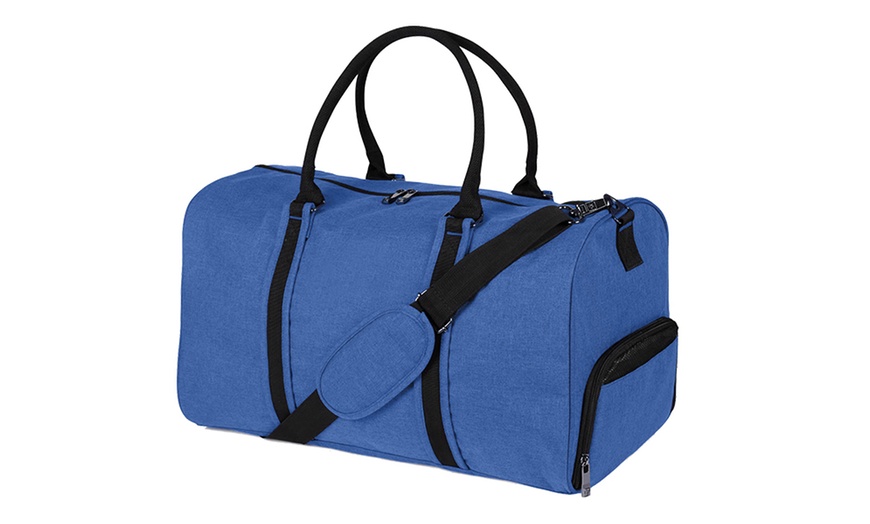 Image 2: Duffle Bag with Shoe Compartment