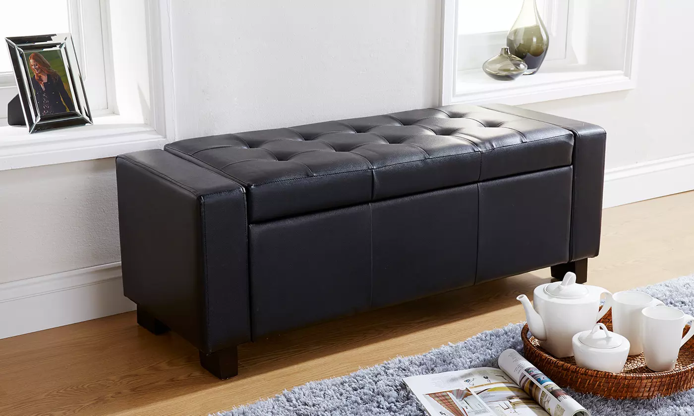 Ottoman Storage Bench - Primary Image