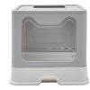 Image 2: Folding Plastic Cat Litter Box Top Entry