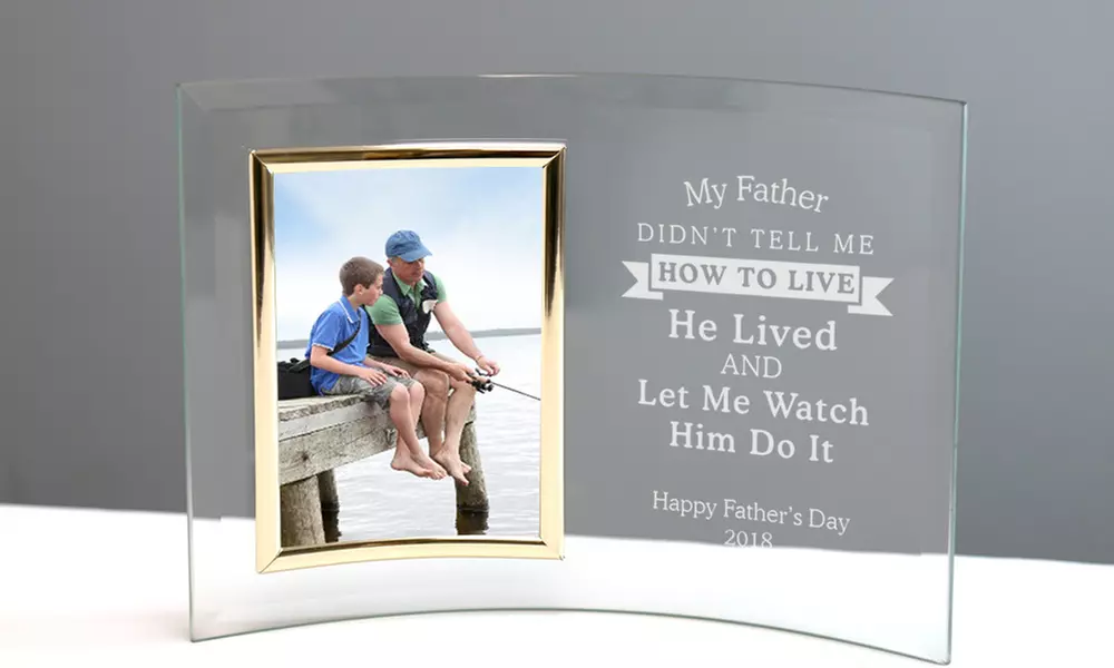 Personalized Glass Plaque or Picture Frame (Up to 51% Off) - Primary Image