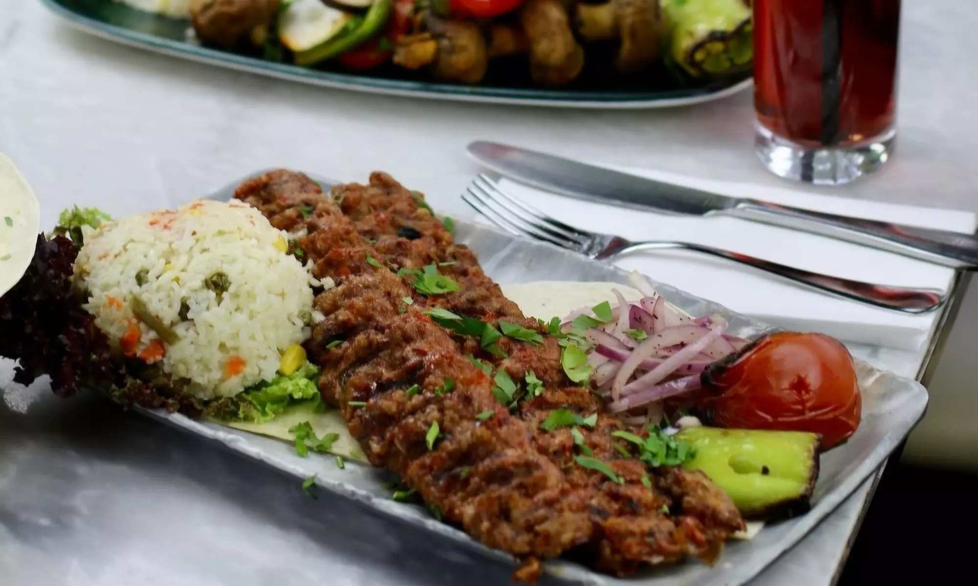 2-Course Lunch for Two or Four with Beer or Soft Drink Each (Up to 12% Off) - Primary Image