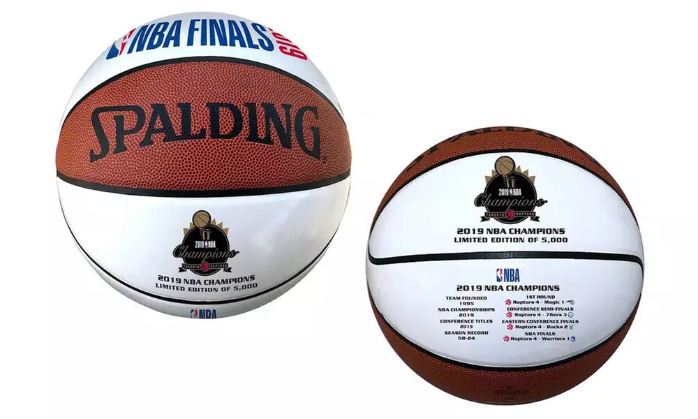 PhotoBall Toronto Raptors 2019 NBA Championship Commemorative Basketball - Primary Image