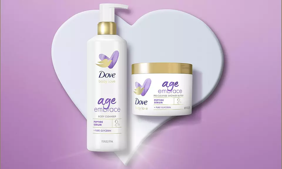 Four or Eight Pack Dove Body Love Body Cleanser with Hyaluronic Acid