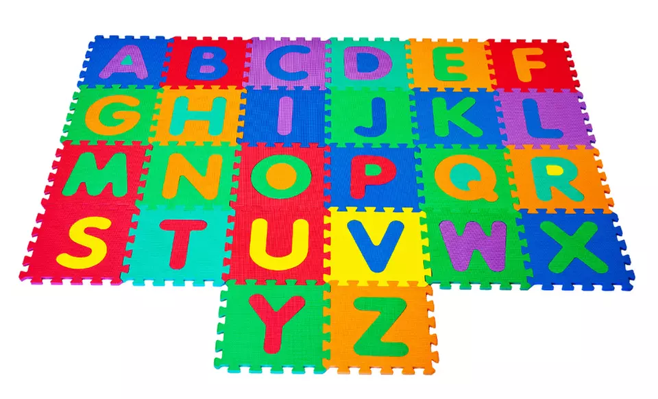 26-Piece Foam Floor Alphabet Puzzles Mat For Kids - Primary Image