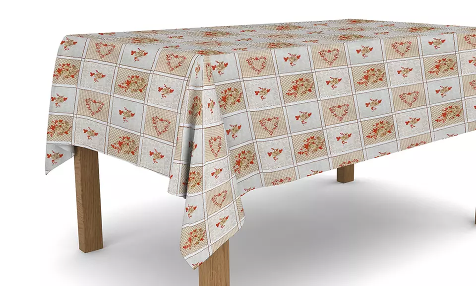 Nappe en toile cirée PVC résistante aux taches