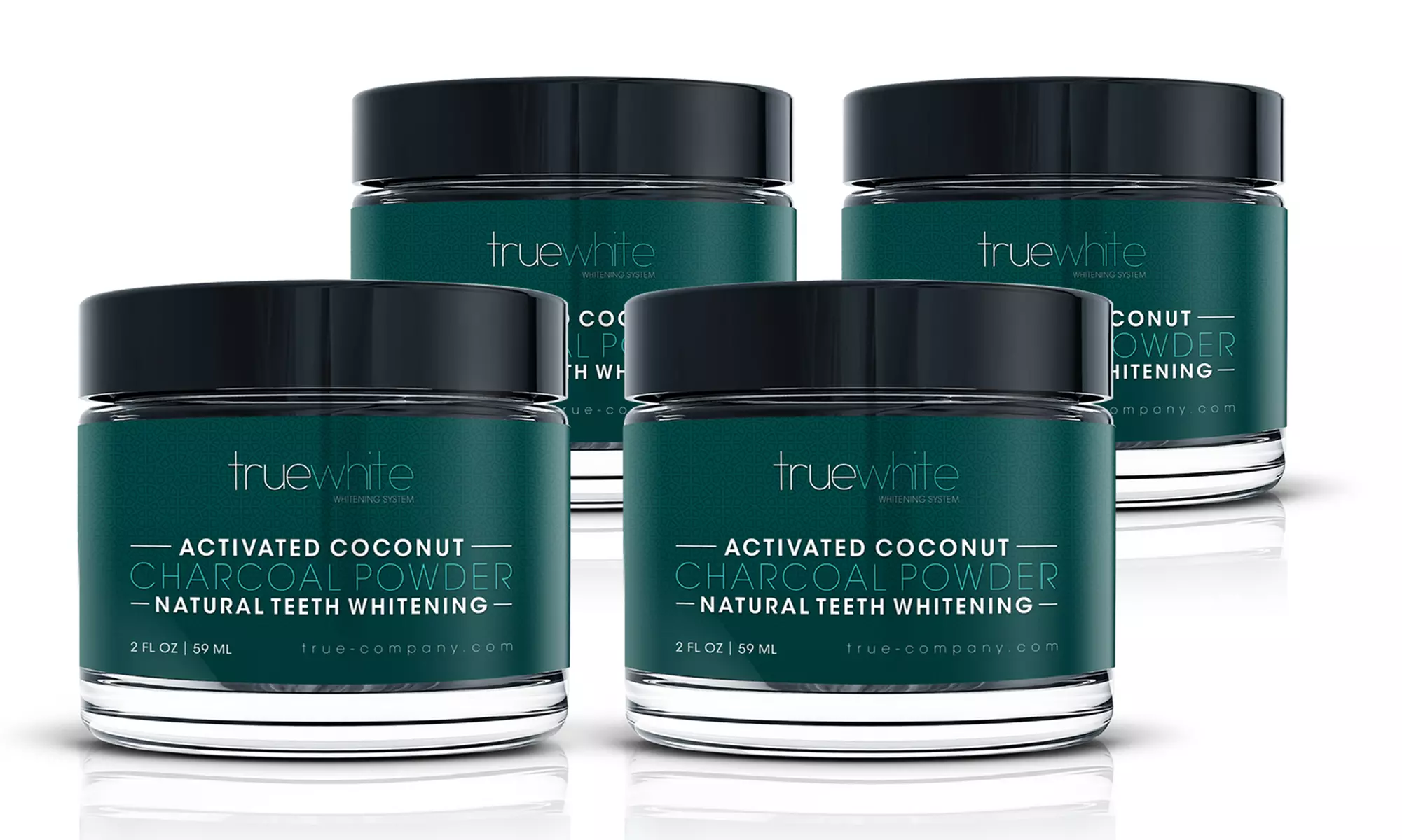 truewhite 100% Natural Charcoal Teeth Whitening Powder (1-, 2-, 3-, or 4-Pack) - Second Medium