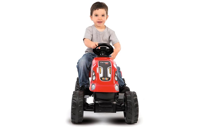 Image 3: Smoby Kids' Tractor with Trailer