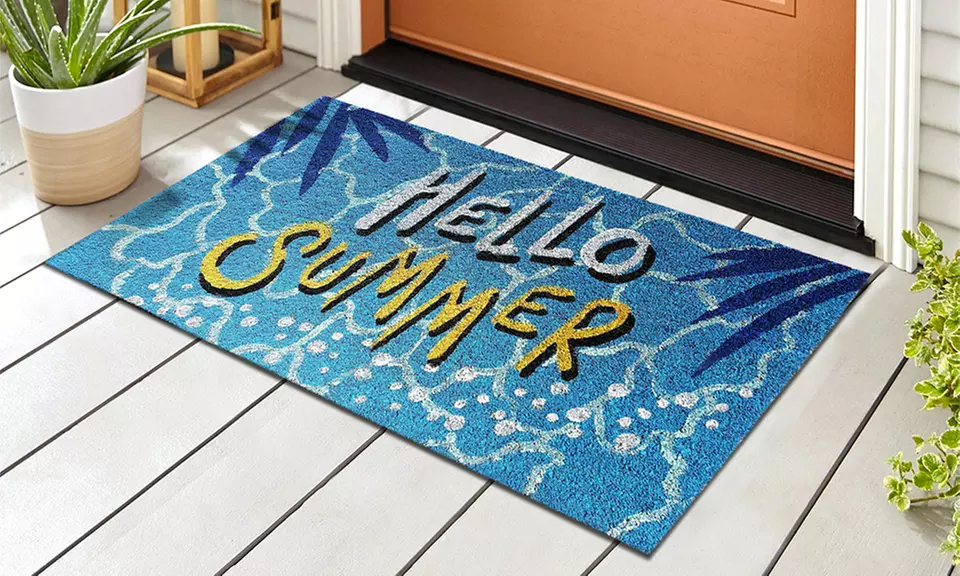 Zerbino in cocco con retro antiscivolo