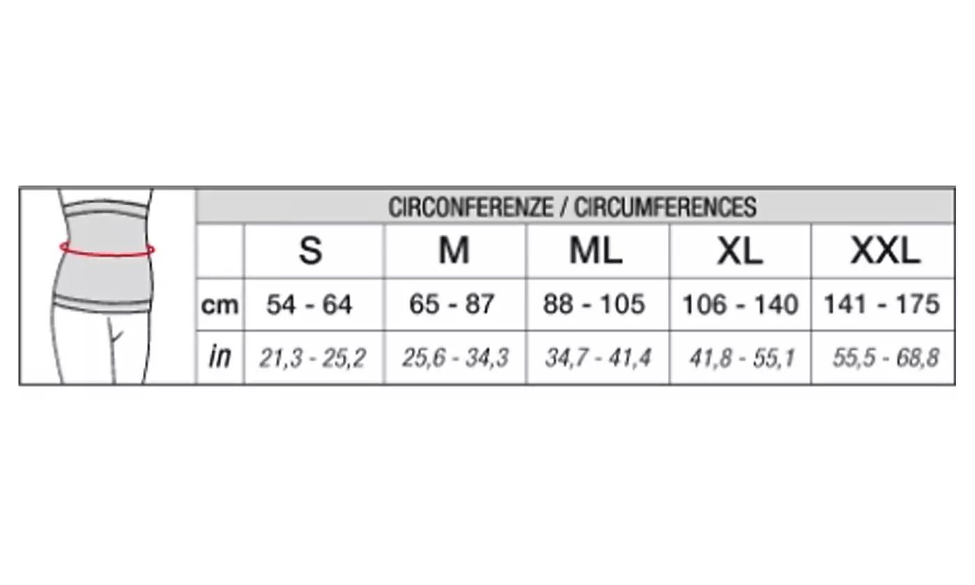 Banda abdominal elástica de Solidea - Second Medium