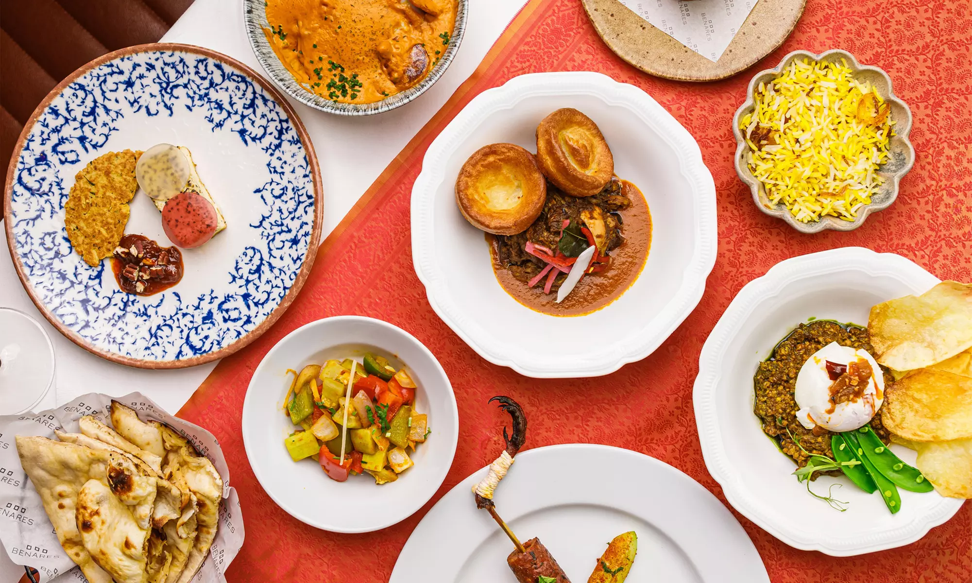 2 or 3-Course Thali Luxury Experience for 1–4 |Indian Dining+Cocktails