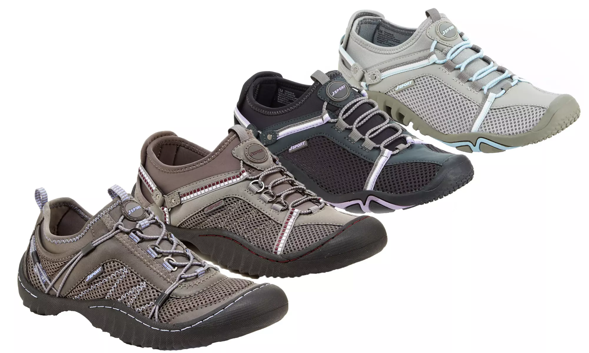 JSport by Jambu Women's Athletic Slip Ons (Sizes 6, 7, 8) - Primary Image