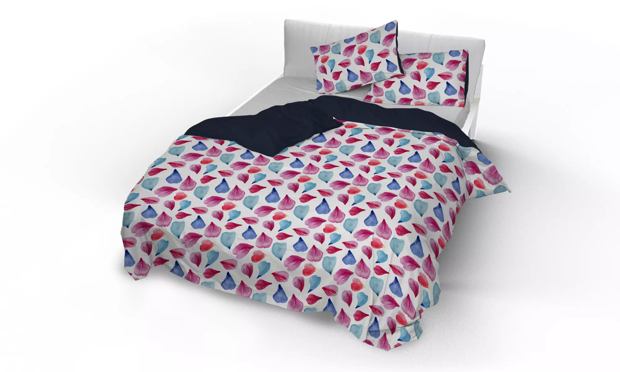 Ensemble de literie fantaisie, effet "peau de pêche"