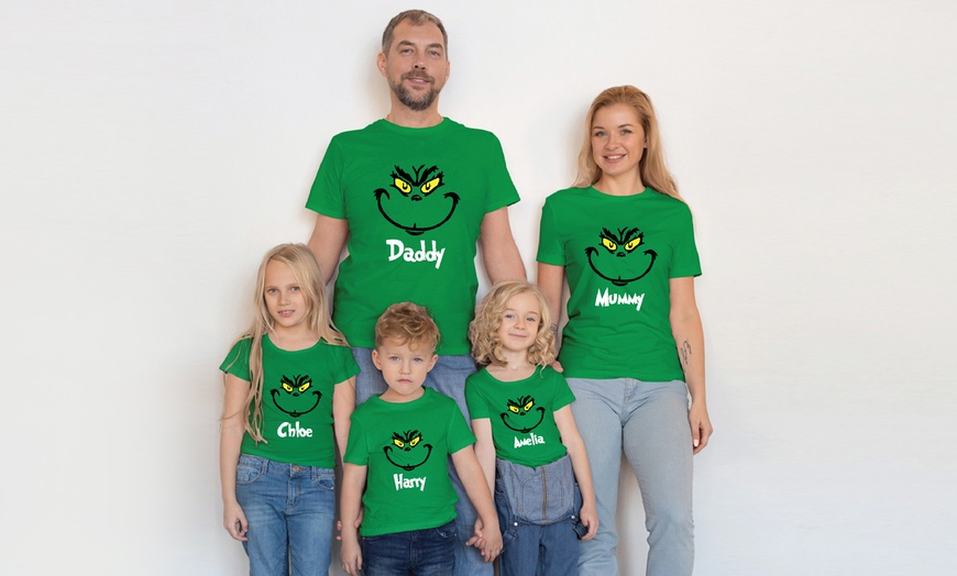 Image 1: Kids or Adult Grinch T shirt from Decomatters