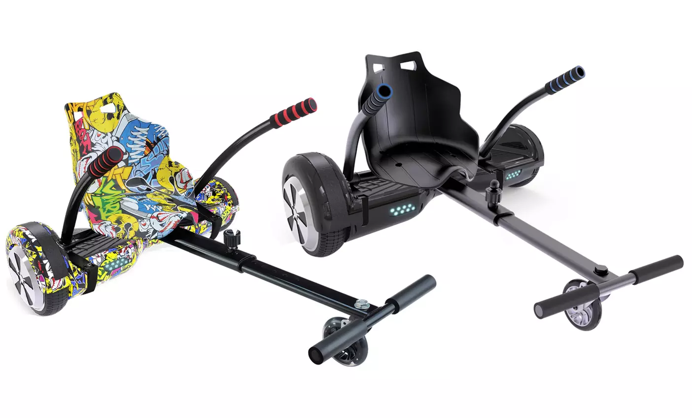Hoverboard avec accessoire Kart Pilot assorti en option, couleur au choix - Primary Image
