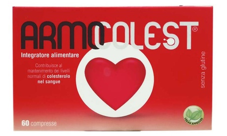 60 o 180 compresse di integratore Armocolest Naturpharma per il mantenimento dei livelli di colesterolo