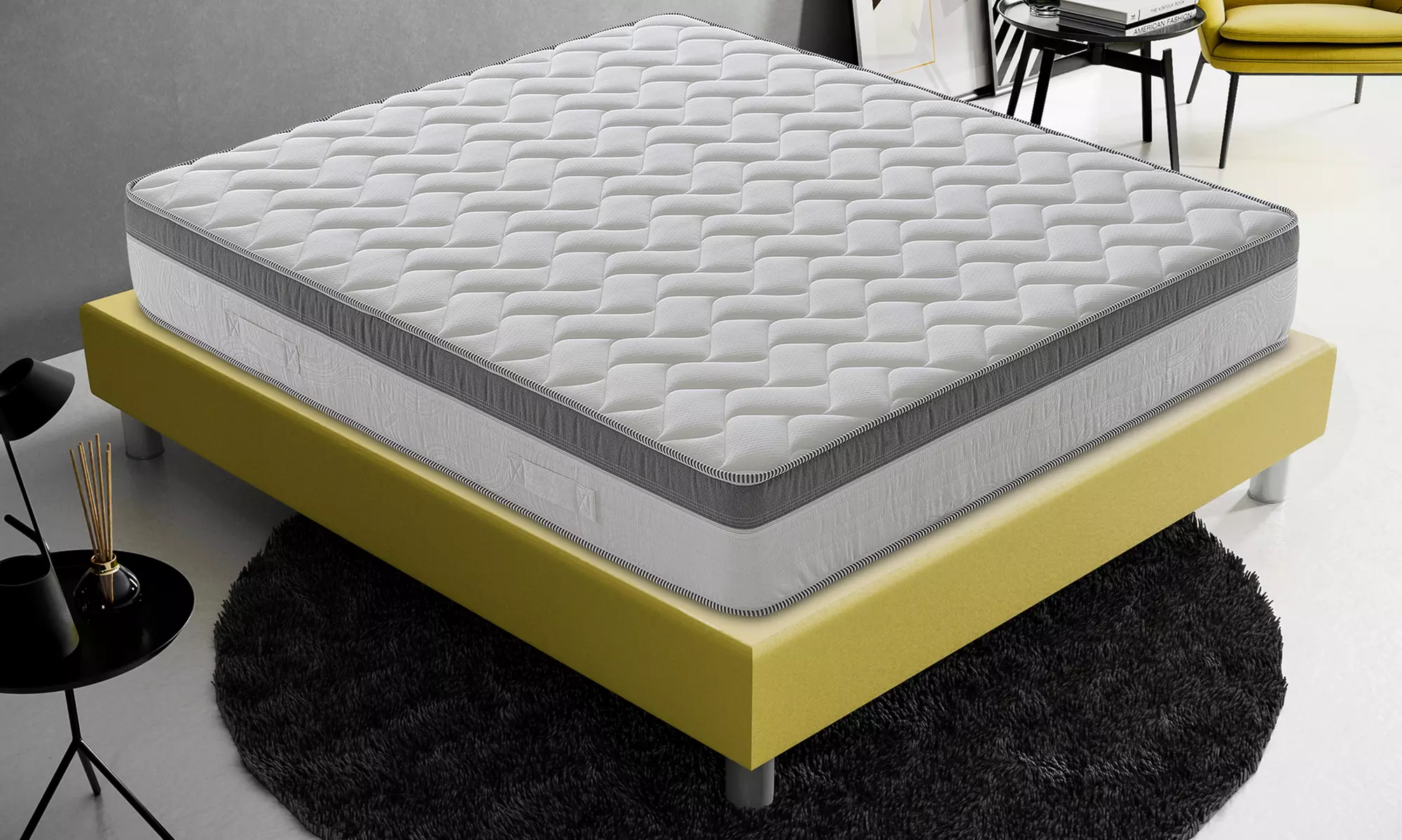 Traagschuimmatras met afneembare hoes, inclusief verzending - Primary Image