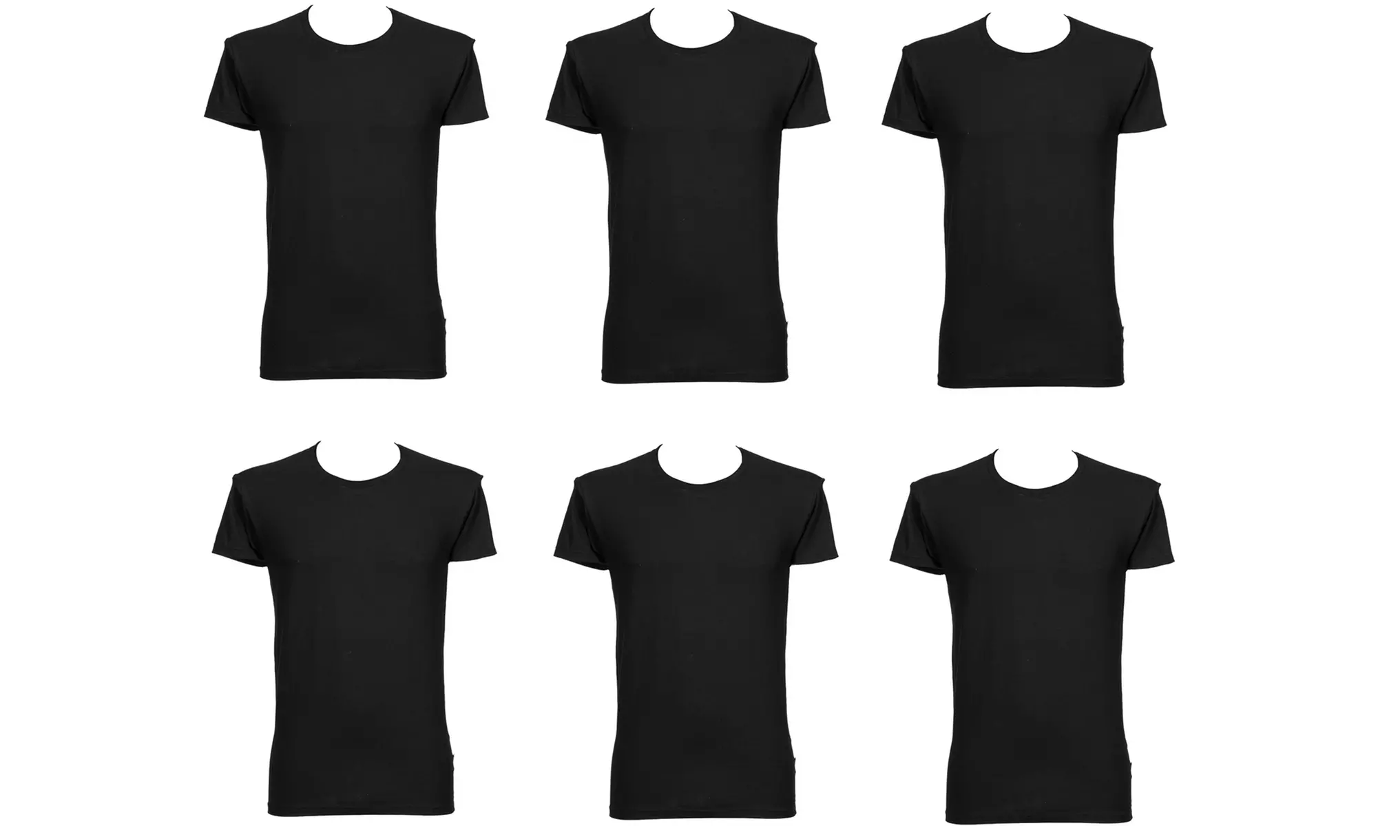 Set van 3 of 6 T-shirts van het merk Giefetti ontworpen voor mannen