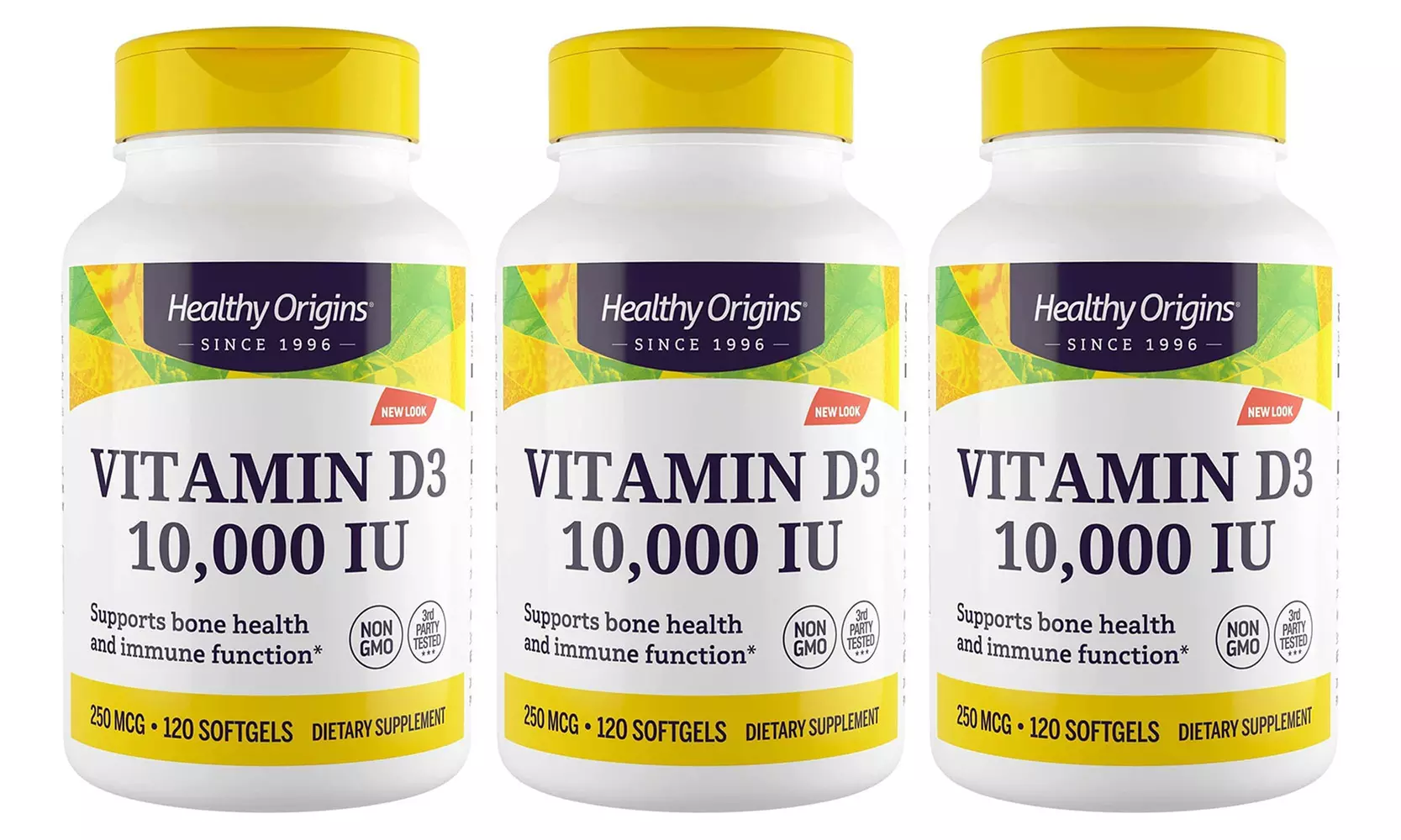 Fino a 1080 capsule di integratore alla vitamina D3 10000IU