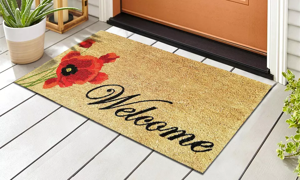 Zerbino in cocco con retro antiscivolo