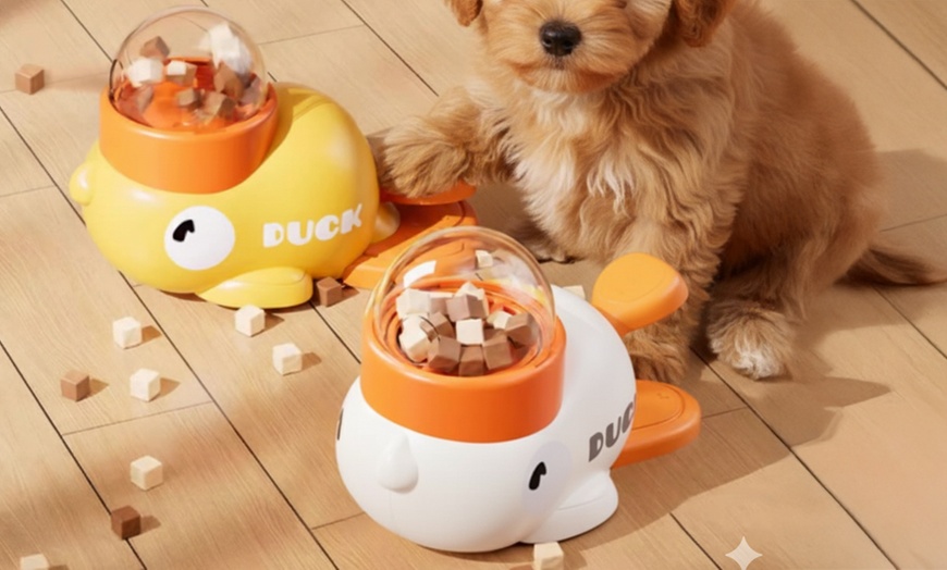 Image 1: Interactive Pet Food Dispenser Toy