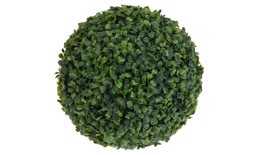 Image 1: Artificial Buxus Grass Ball