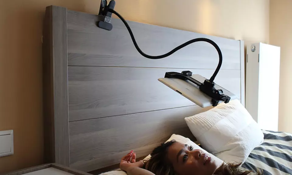 Handsfree Gooseneck Phone or Tablet Holder from AED 39 (Up to 71% Off) - Primary Image