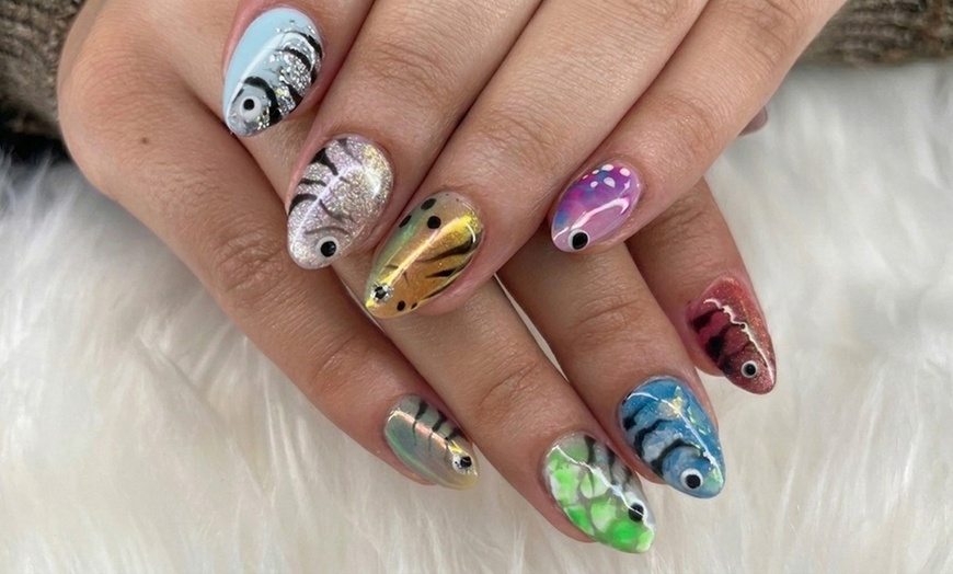 Image 9: Gel Nail Services, Pedicure Combos, or Ionic Foot Detox Options