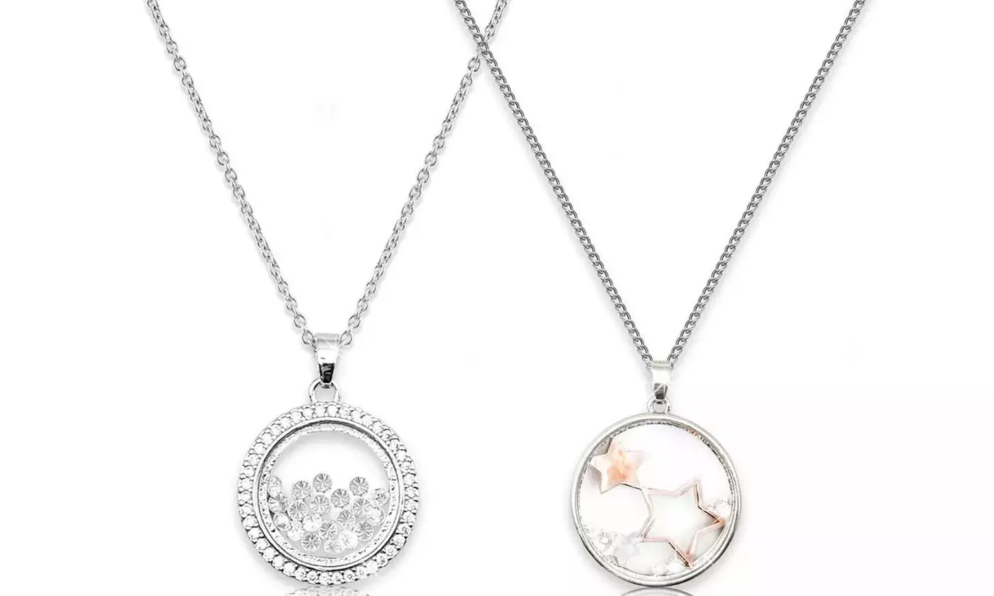Up to Four Enchanted Necklaces Made with Crystals From Swarovski®