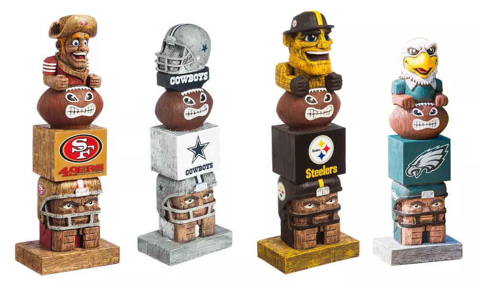 Team Sports America NFL Tiki Totem Garden Statues - Primary Image