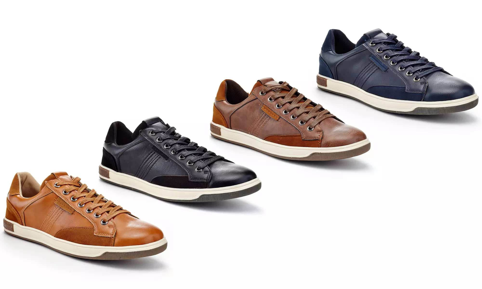 Franco Vanucci Ethan Men's Low Top Sneakers - Primary Image