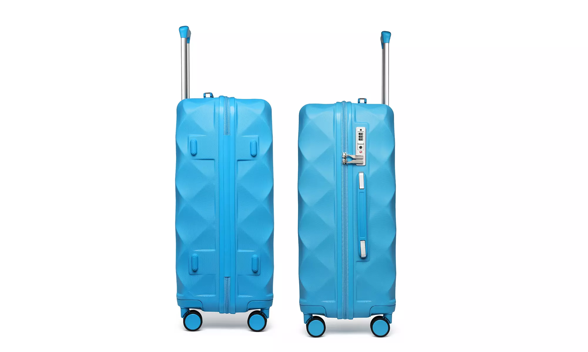 Valise en ABS et polycarbonate avec design élégant en losange